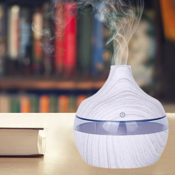 Aromaterapi Aroma Diffuser Træstruktur Luftfugter YIY9.27  SMCS.9.27