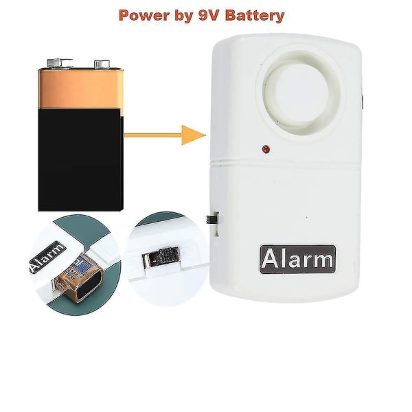 Strömavbrottslarm, automatisk strömavbrottslarm, 120db LED-indikator smart larmvarningssiren