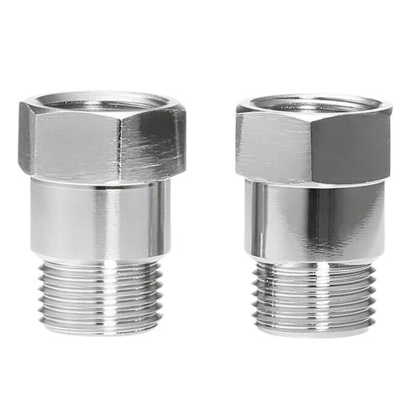 2 kpl O2-anturin välikappale kierteinen universaali M18 X 1.5 Auton moottorin valo Happianturi Extender Adapteri