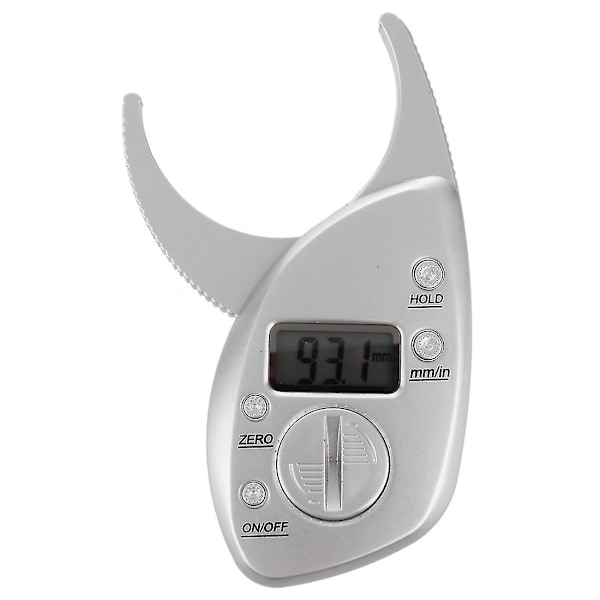 Digital LCD-kroppsfettkaliper, vikbar tjocklek, hälsa, fitness, vikt, kön