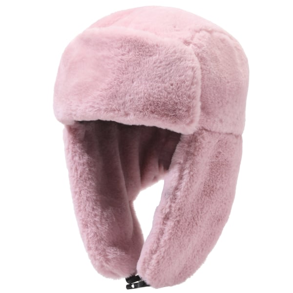 Miesten talvi lentäjähattu hattu tuulenpitävä lämmin kuulosuojaimilla miesten cap hiihto luistelu ratsastus pink