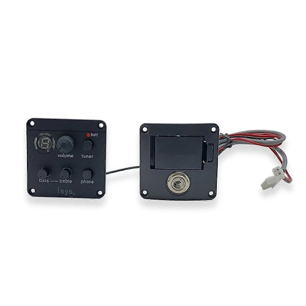 Acoustic Guitar Pickup ISYS+ EQ Förförstärkarsystem för Akustisk Gitarrförstärkare Justerbar Ljud Git