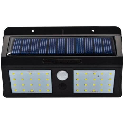 40 LED Solcellelys med Bevegelsessensor