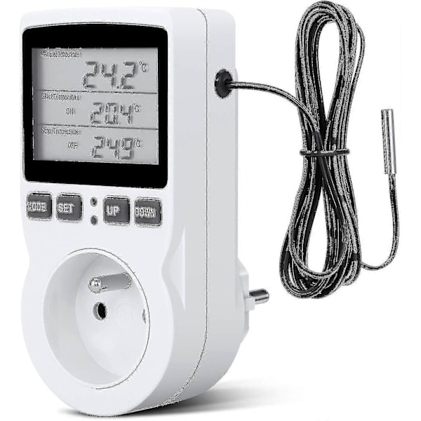 -digital Temperatur, Ing Ing Tat Uttag LCD Temperatur, 230V För Temperatur Le