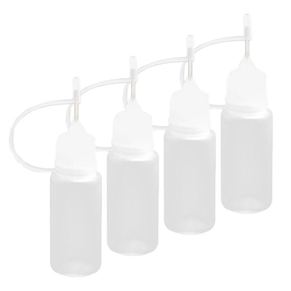 1 stk nålespiss limpåføringsflaske Tube Sub-tapping Pinhole påfyllingsflaske 10 ml myk