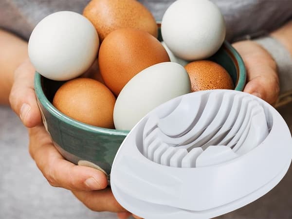 Egg Slicer - Egg Divider - Cuts Even Slices