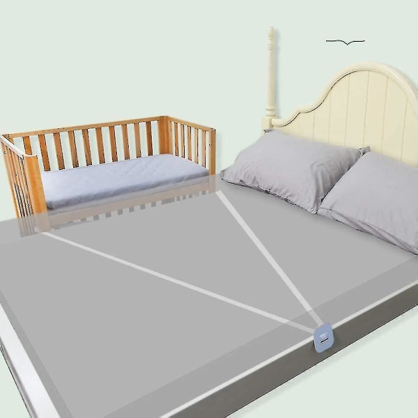 Bed Attachment Sängyn hihnat pinnasänkyyn - Sivusängyn suoja toddler