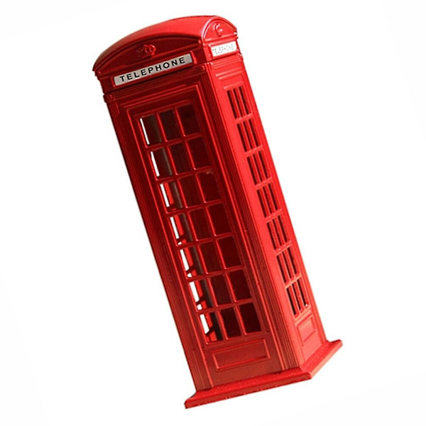 Aldult Toy Piggy Bank Voksen Myntkrukke Sparebank Voksne London Telefonkiosk