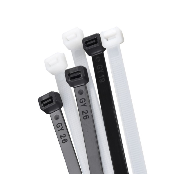 Nylonslangeklemmer - 7,8 x 400 mm - Sort (100 stk.)