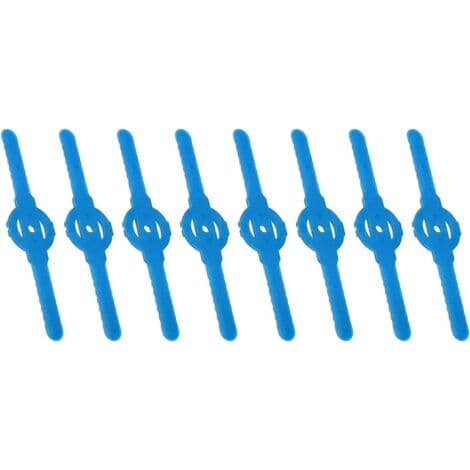 Erstatningsplastblader for gresstrimmere, 8 stk. plastgressklipperblader, gressklipperblader, gresstrimmer krattkutterblader