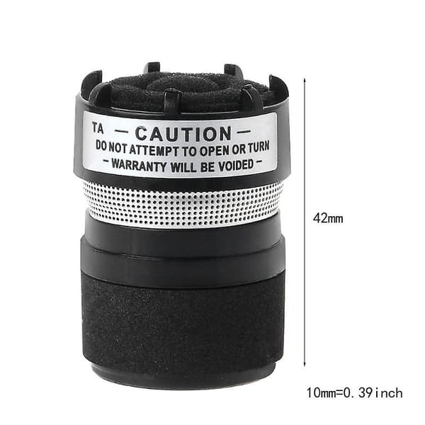 Til SM58 Dynamisk Mikrofon Kernekapsler Udskiftningsmikrofonkerne Sort