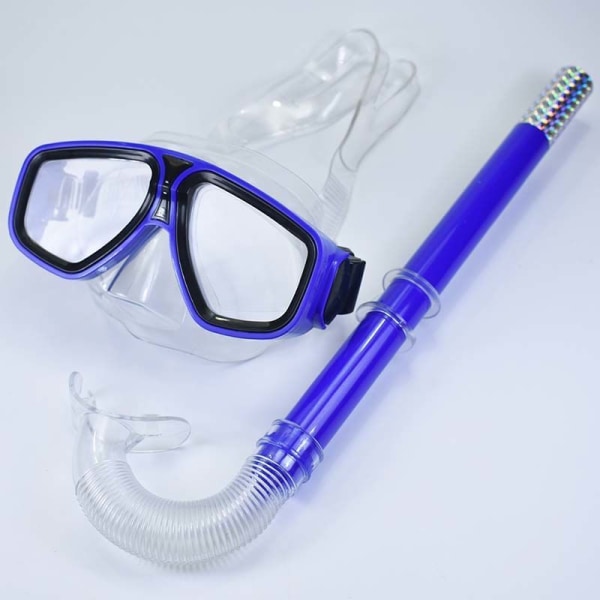 Snorkel snorkelmaskesett antidugg svømmebriller for voksne stor innfatning maske nese 1PC