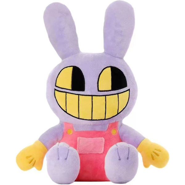 Den fantastiske digitale cirkusplys, 11,2\" digitale cirkusplysdyr, Pomni og Jax udstoppede dyr plysbamse gave til børn og fans (jax-a)