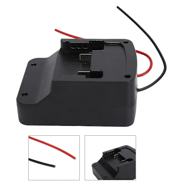 For Hitachi 18v Lithium Batteri Adapter Strømkilde Montering Med Ledninger Batteri Stik