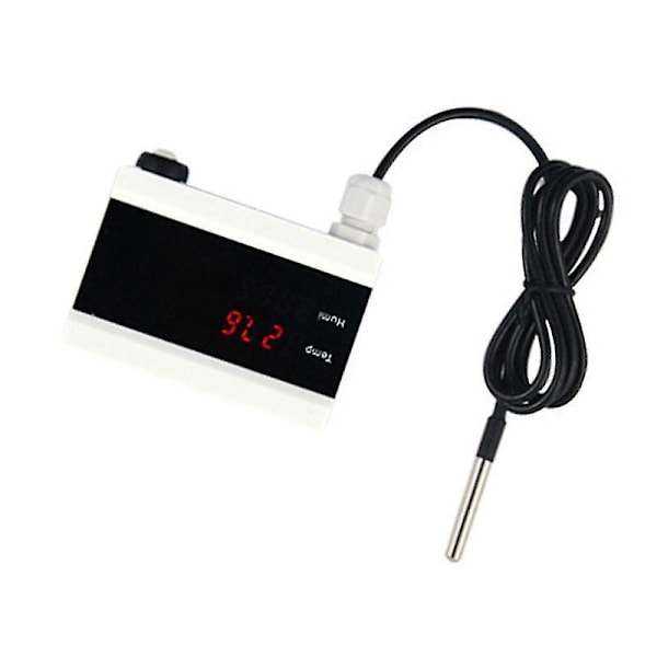 Tuya Wifi Temperatursensor Termometer Detektor Smart Life App Alarm Hjem Termostat Kontrol Alar-@