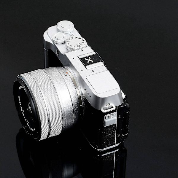 Passar för Fuji X-t4 X-t3 Blixtsko Inbäddad Blixtsko Svart