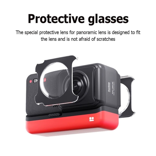 Panoramakamera linsskydd för Insta360 Shadow Stone One Rs/r Cover för Insta 360 One Rs/r