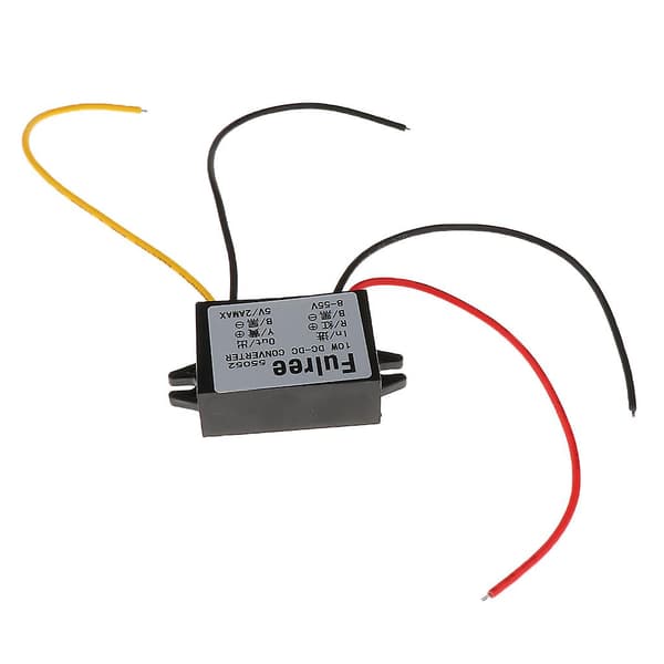 Dc 12v 24v 36v 48v til 5v 2a 10w Buck Step-down Converter Bilstrømsmodul