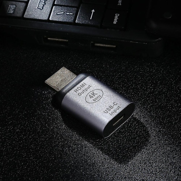 4k 60hz USB 3.1 typ C hona till hdmi hane-adapterkonverterare för Macbook Chromebook Pixel-yyc