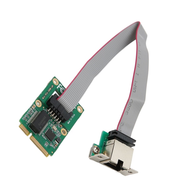 Mini PCIe netværkscontrollerkort 10 100 1000Mbps Selvtilpasningsstabilt RJ45 LAN NIC-kort til stationær computer