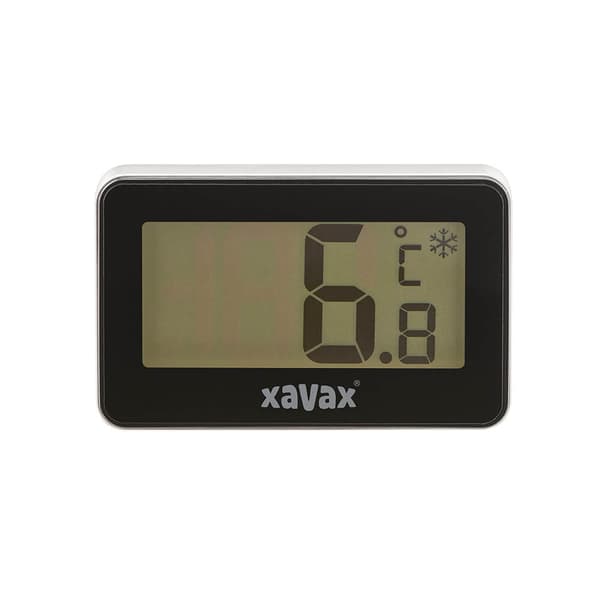 Digitalt termometer til køleskab og fryser, sort