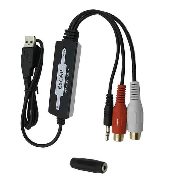 USB Analog til Digital Lydkonverter Optager Support MP3 WMA WAV OGG Format