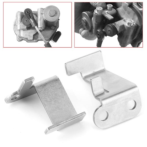 Indugningsmanifold Flap Aktuator Reparationsbeslag Tilbehør til A4 A6 A8 Q7 2stk