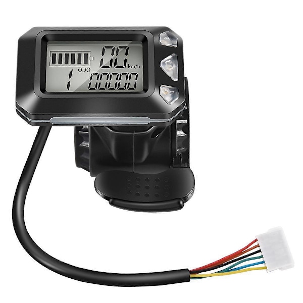 24V 36V Justerbar El-Scooter Instrument Display Skärm Switch Accelerator för 5,5 Tums Scooterdelar (6 Stift)