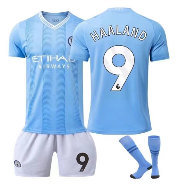 23-24 Paris Miami Real Madrid Manchester City drakt hjem og borte voksen barn fotball uniform sett 22-23 No.9 24