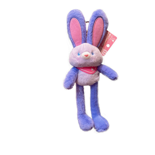 Dopamiini Pull Rabbit Täytetty Eläinavainperä Lahja-Purple