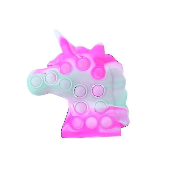 3d Unicorn Pop leksak för flickor Barngåvor