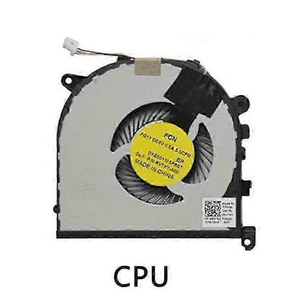 CPU + GPU Køleblæser XPS 15 9550 Precision 5510 CPU & GPU Køleblæsere