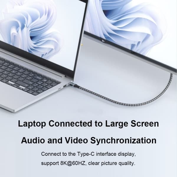 USB-C till Type C-kabel USB 4.0 Gen 3 1.8M 1.8m