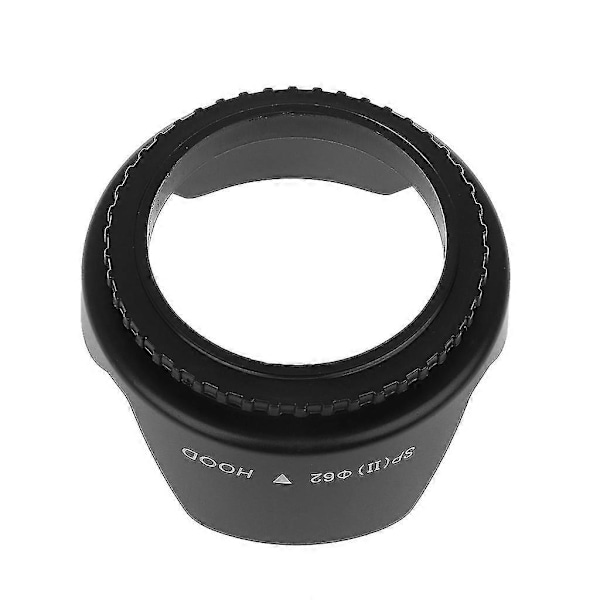 62mm Ruuvattava Kukka Terälehti Vastavalosuoja Nikon Sony DSLR-kameralle