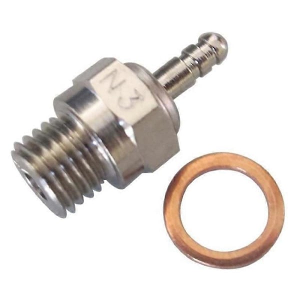 4st N3 Glödstift Nitro Truck Hot Spark Apex SH Motor Ersättning OS RC Modellbil HSP 70117