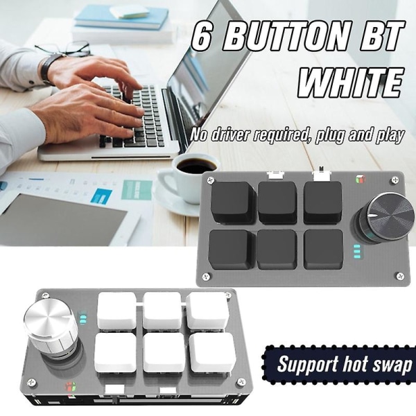 6-knappers tilpasset tastatur tilpasset tastatur kopier lim inn e-sport OSU spill mini maskin