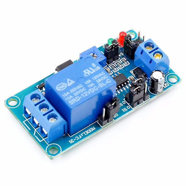 3x 12V DC Forsinkelsesrelé Forsinkelse På / Forsinkelse Av Slå Av Brytermodul Med Timer