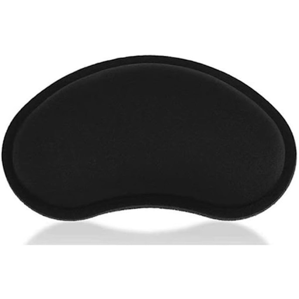 1 stk håndledsstøtte til mus, håndledsstøtte med memory foam, ergonomisk til at lindre håndleddet, sort dynesæt håndledsstøtte til mus