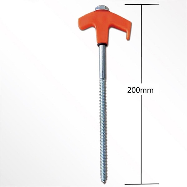-Type teltplugger, teltplugger, metallgjengede teltplugger, tunge teltplugger