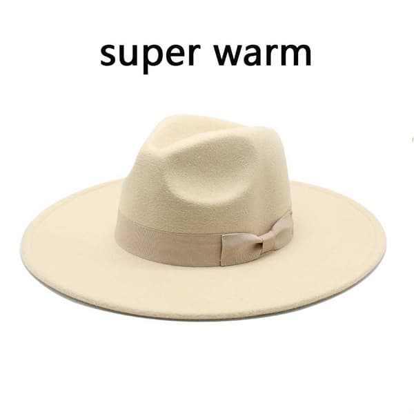 Fedora - Bredbremmet fedorahatt for kvinner
