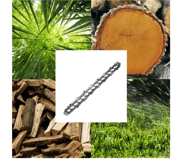 4-inch Chainsaw Chain (28 drive links, 14 teeth), 5-pack