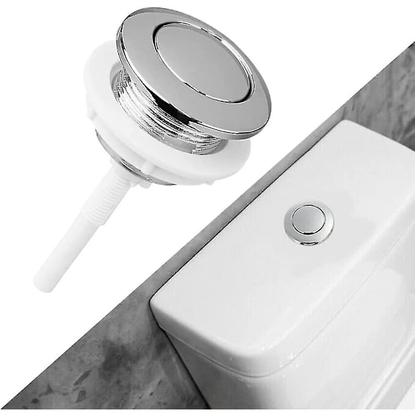 Trykknap til toilet, 38 mm trykknap til badeværelse og wc vandbesparende enhed - egnet til toiletcisterne - xinhan