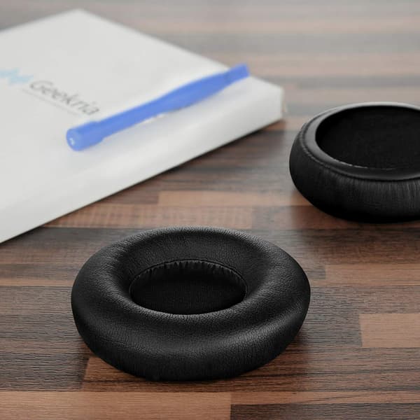 Ear cushions compatible with Monster DNA artificial leather black
