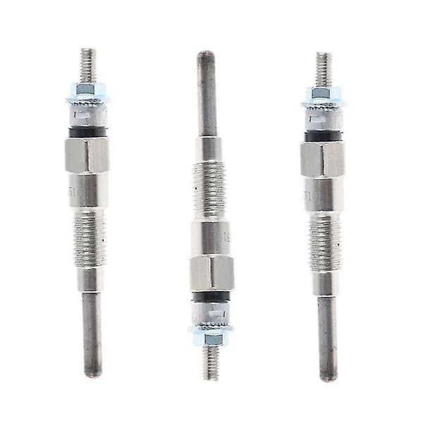 3 stk. motorvarmer gløderør 8 mm til traktor B21 B1700D B1700E reservedelsnummer 16851-65512 16851-65510