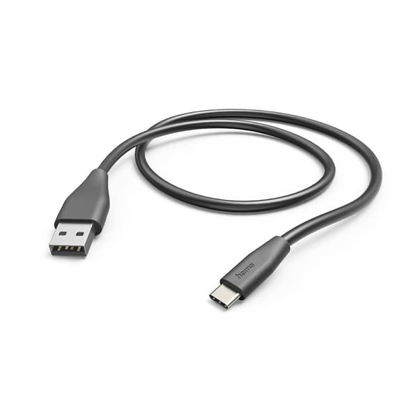 Ladekabel USB-A til USB-C Sort 1,5m
