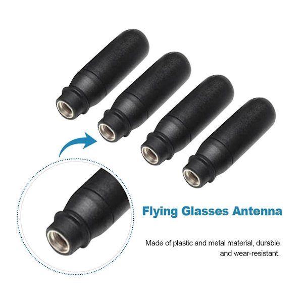 4 kpl vahvistinantennia Goggles V2 -antenneille ja pienet FPV Avata -lentolaseille, kaksoiskaistainen