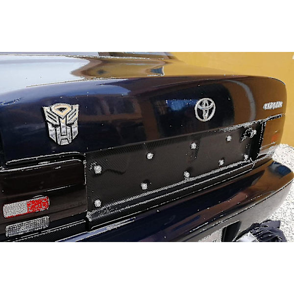 Autobot-tarrapari autoon, kromattu viimeistely, PVC-autoemblem, Transformers Autobot -auton lisävarusteet, ilmainen toimitus