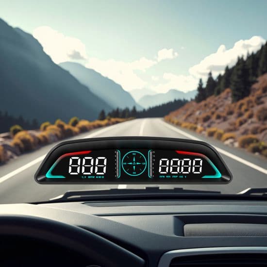 Bil Head-Up Display Modell B3 - Speedometer - OBD2 - Vanntemperaturalarm