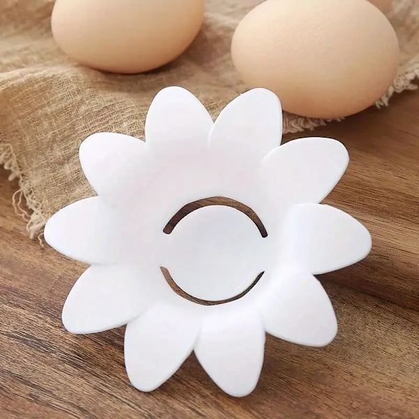 1 stk. eggehviteseparator, eggeseparator, eggehviteseparator, blomstermønstret eggeseparator for kjøkkenet