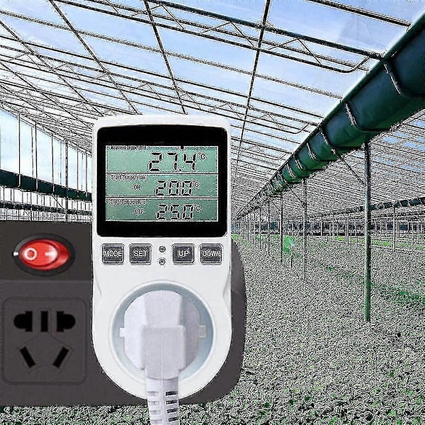 -digital Temperatur, Ing Ing Tat Socket Lcd Temperatur, 230v For Temperatur Le